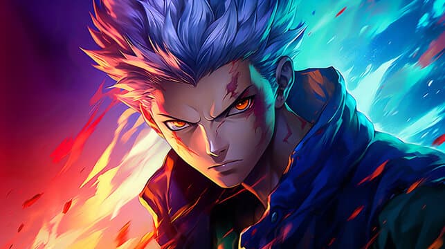 Motion-ready anime character example